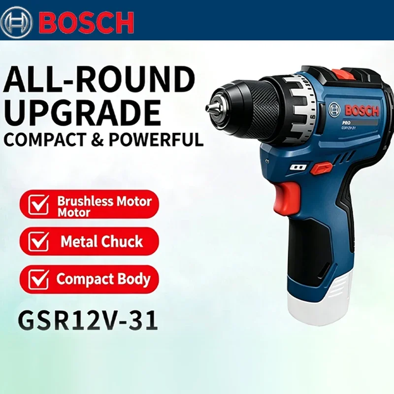 Electronics Repair Tools - Wiertarka elektryczna Bosch GSR 12V-31 bezszczotkowa,