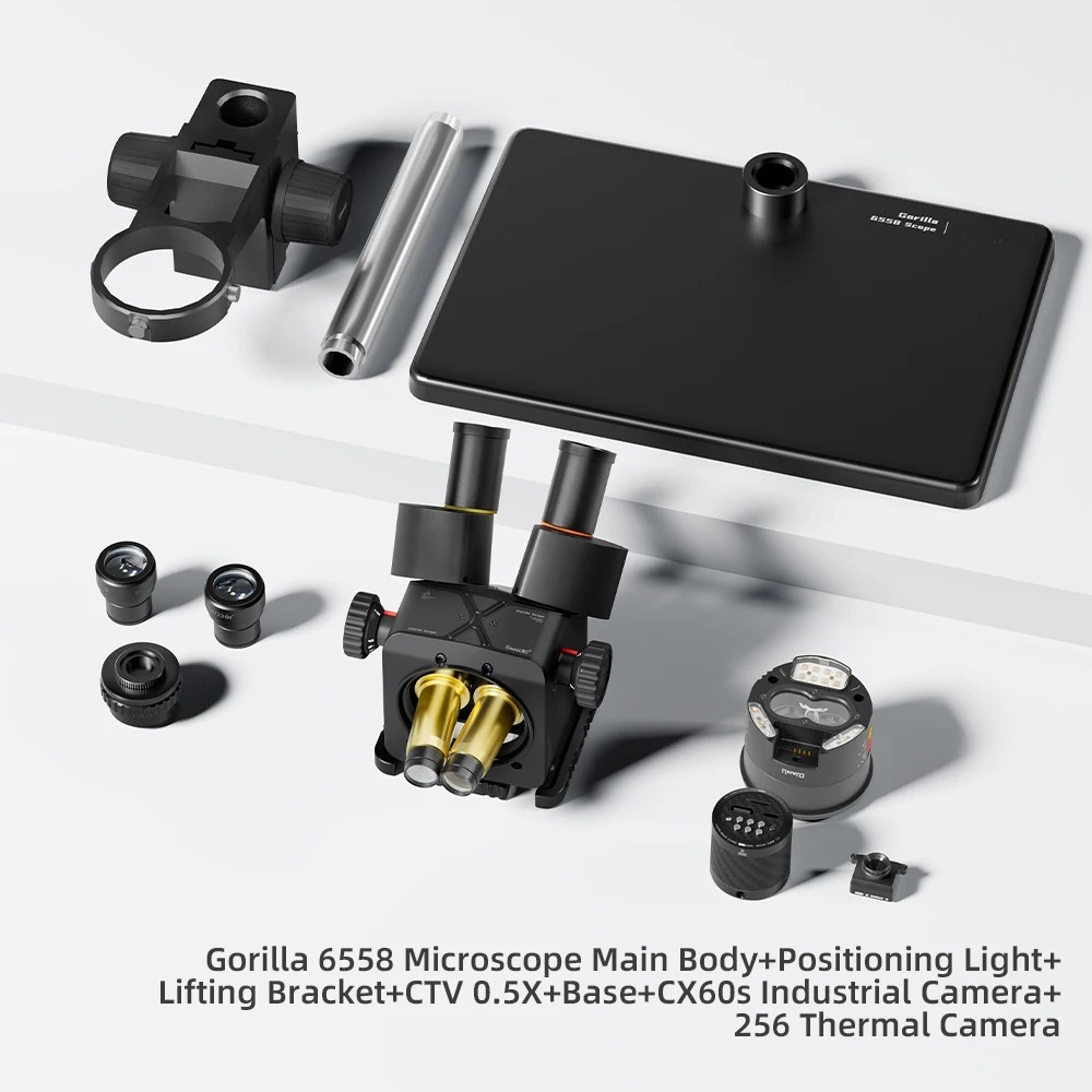 Electronics Repair In Usa - Mikroskop trójokularowy Qianli 6558 Gorilla, zoom