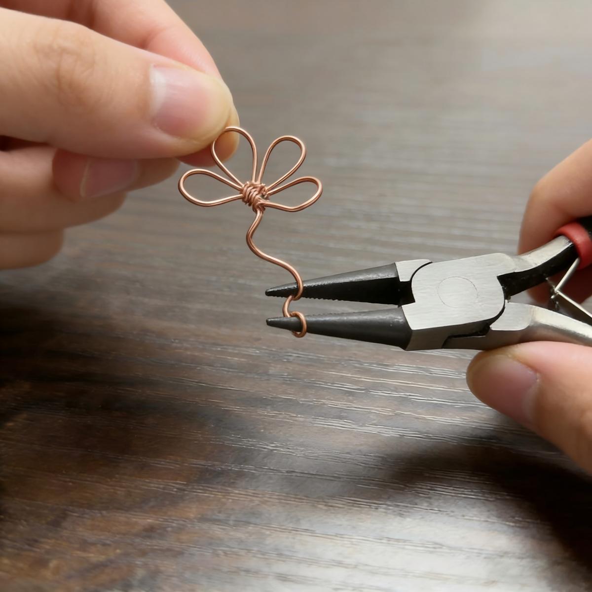 Electronics Repair Hobby - Profesjonalne mini szczypce wydłużone z sprężyną,