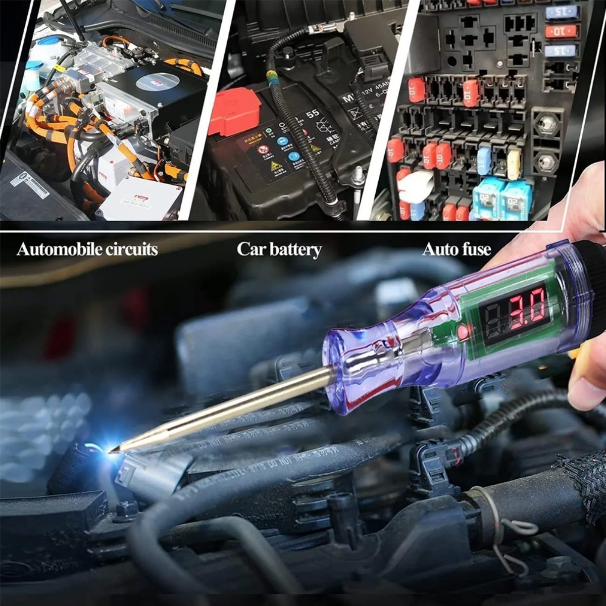 Tester obwodów samochodowych 6 – Electronics Repair Tools recenzja i cena